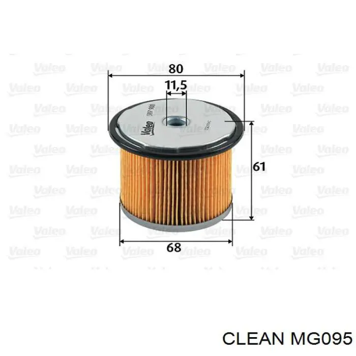 MG095 Clean топливный фильтр