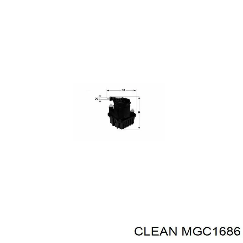 MGC1686 Clean топливный фильтр