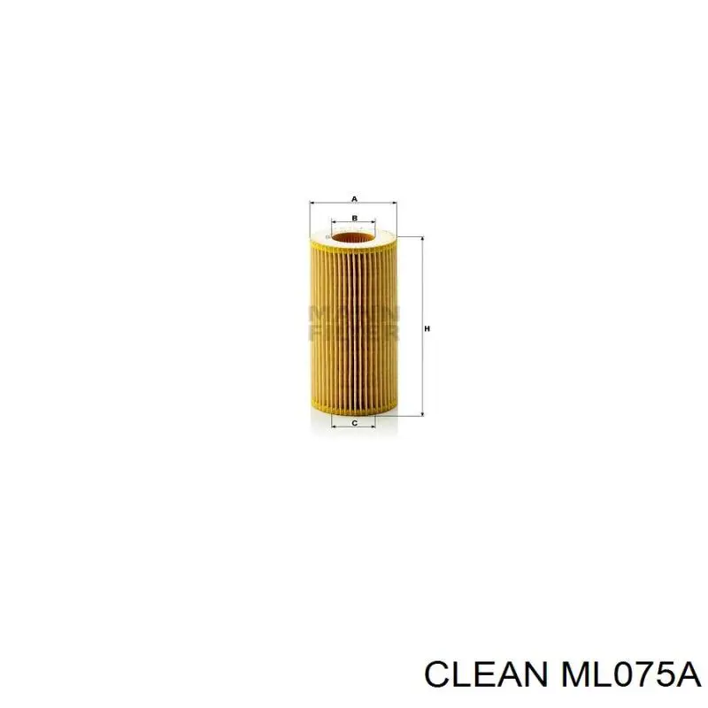 Фильтр масла Clean ML075A