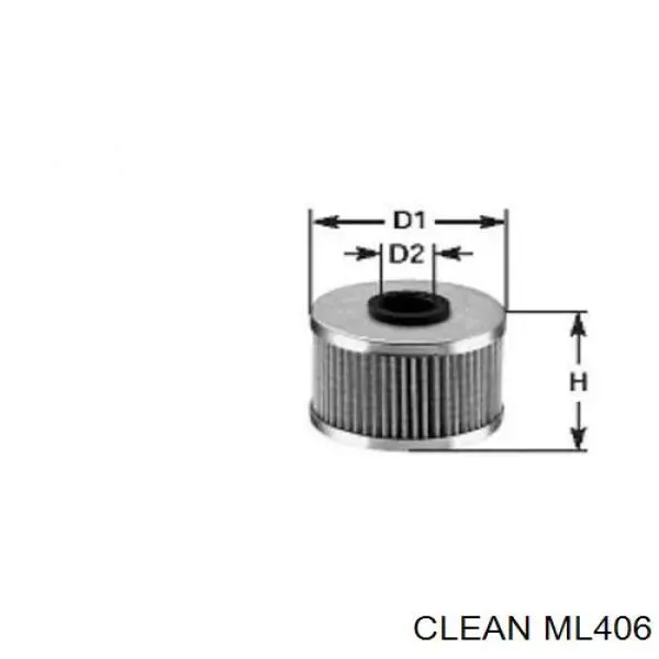 Масляный фильтр ML406 Clean