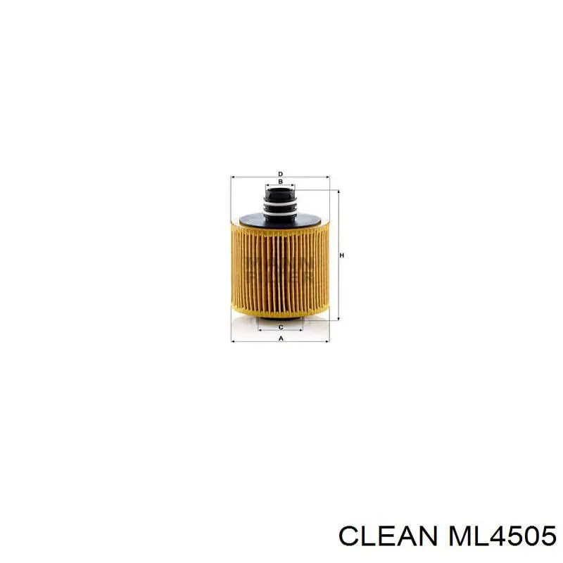 ML4505 Clean Масляный фильтр двигателя