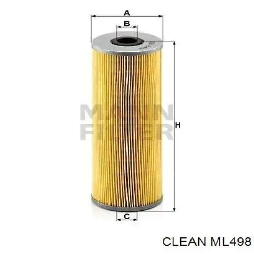 Масляный фильтр ML498 Clean