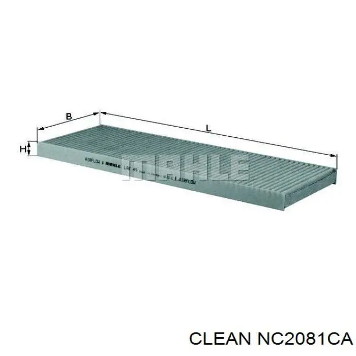 Купить NC2081CA Clean Фильтр салона угольный