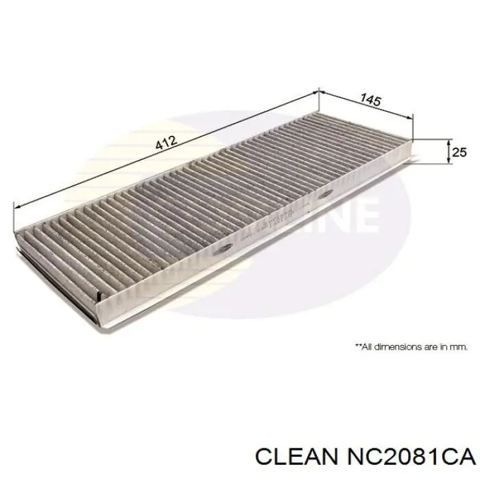 NC2081CA Clean Внутрисалонный фильтр
