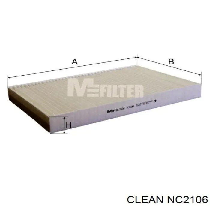 Фильтр воздушный отопителя Clean NC2106 цена, от 3.56 USD