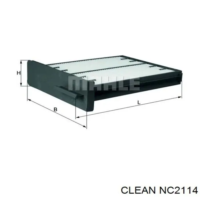 Купить NC2114 Clean Фильтр салона угольный
