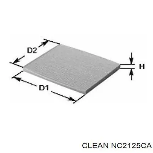 NC2125CA Clean фильтр салона