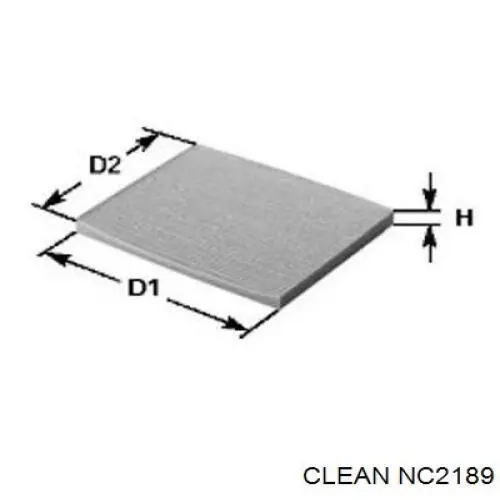 NC2189 Clean фильтр салона