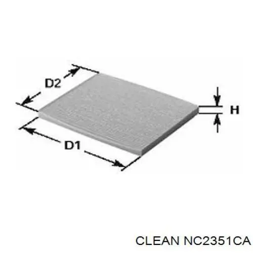 NC2351CA Clean фильтр салона