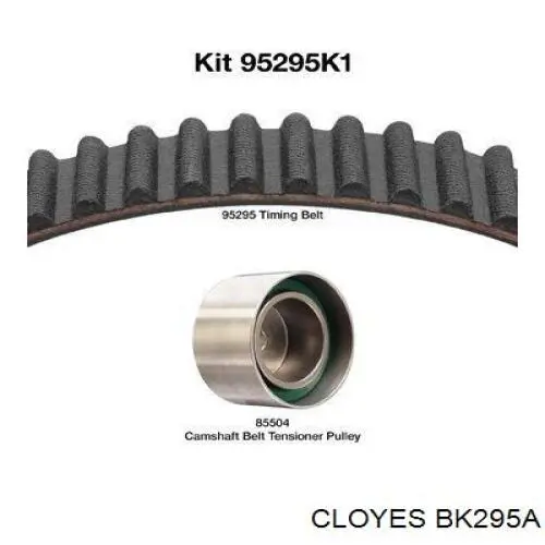 ГРМ ремни, комплект Cloyes BK295A цена, от 125.85 USD