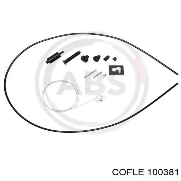 100381 Cofle трос/тяга газа (акселератора)