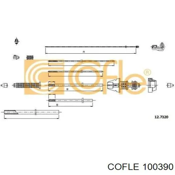 Трос газа 6001546868 Renault (RVI)