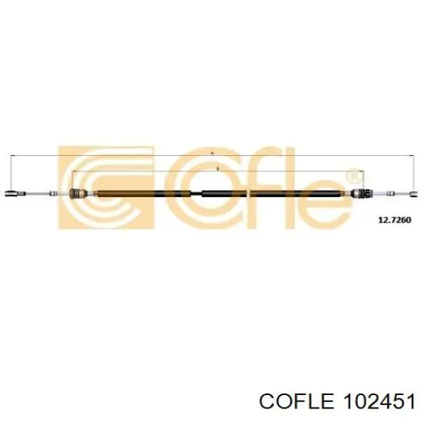 Трос переключения передач 102451 Cofle