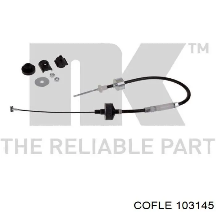 Трос сцепления Cofle 103145 цена, от 4.29 USD