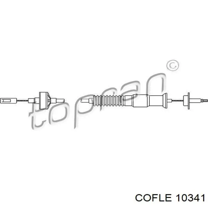 Трос сцепления 10341 Cofle