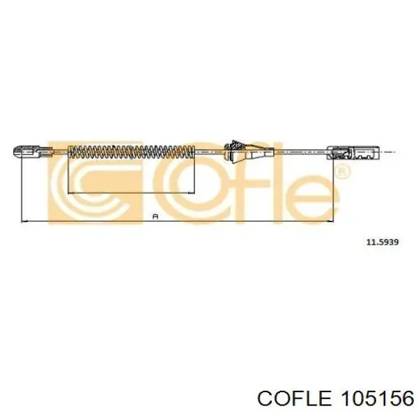 SPB101301 Land Rover Трос ручного тормоза задний, правый