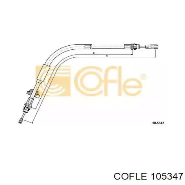 Передний трос ручника SEE041ECEM STD Ecem