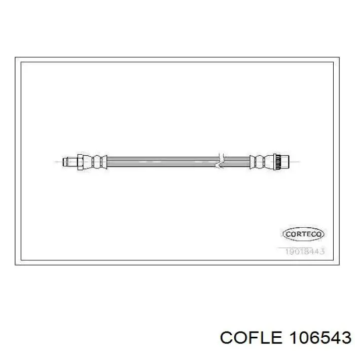 Задний трос ручника Cofle 106543 цена, от 13.49 USD