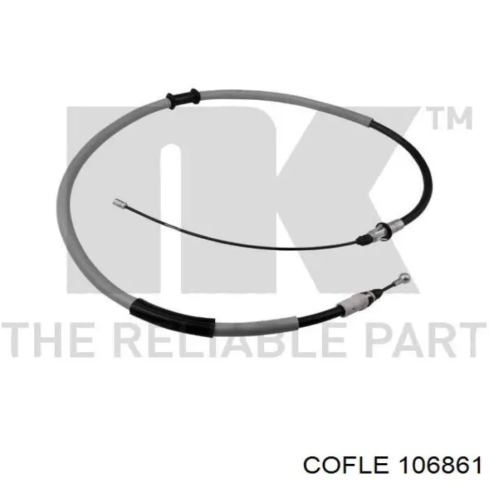 Задний трос ручника 106861 Cofle