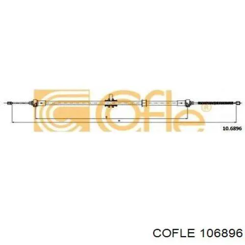 Задний трос ручника Cofle 106896 цена, от 16.25 USD