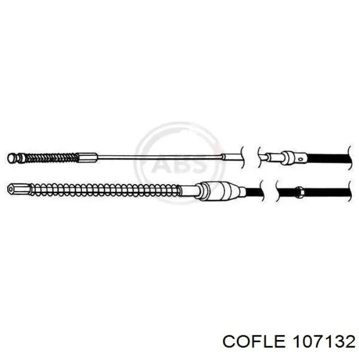 Задний трос ручника LPR C0962B цена, от 7.92 USD
