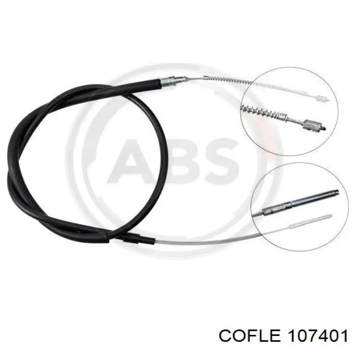 Задний трос ручника Cofle 107401 цена, от 6.09 USD