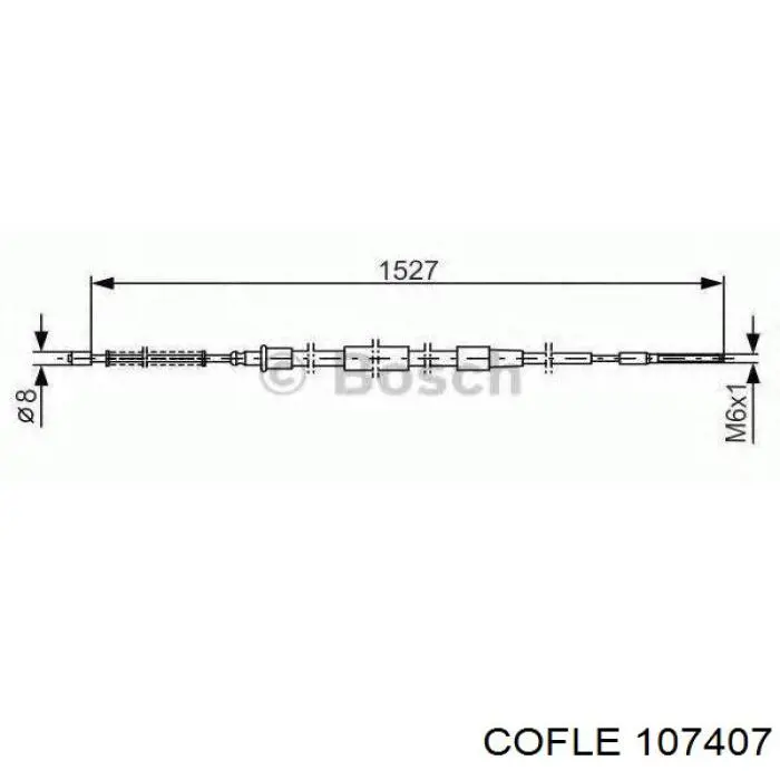 Купить 107407 Cofle Тормоз стояночный