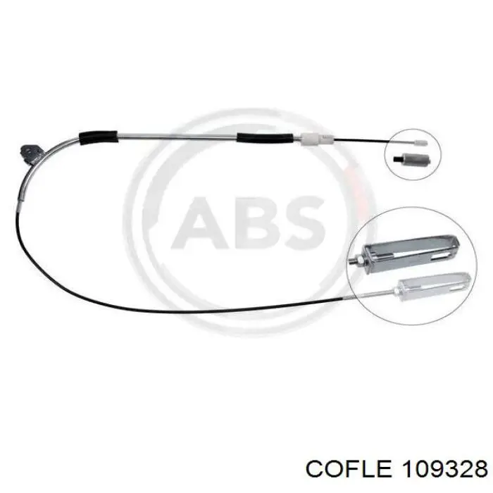 Трос ручного тормоза передний Mercedes A1684201385 цена, от 20.60 USD