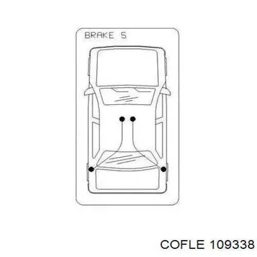 Купить 109338 Cofle Тормоз стояночный