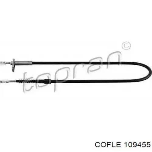 109455 Cofle cabo do freio de estacionamento traseiro esquerdo