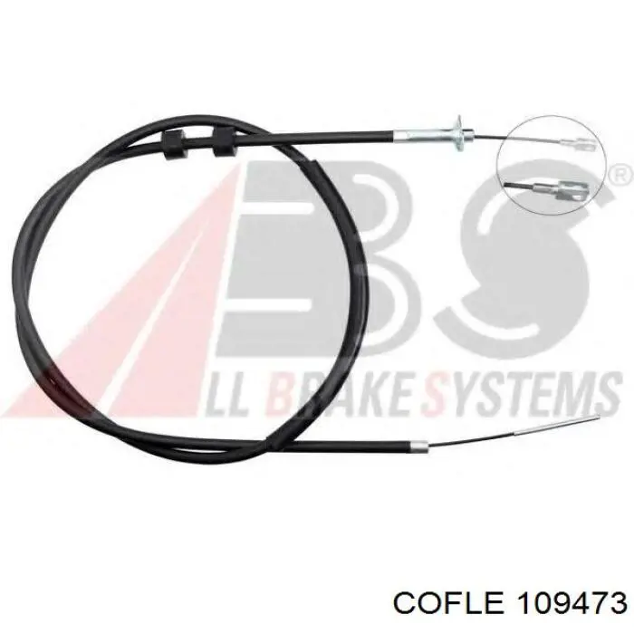 Трос ручного тормоза задний Cofle 109473 цена, от 28.29 USD