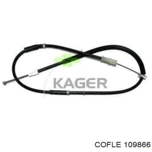 Трос ручного тормоза передний VAG 2E0609701AN цена, от 7.59 USD