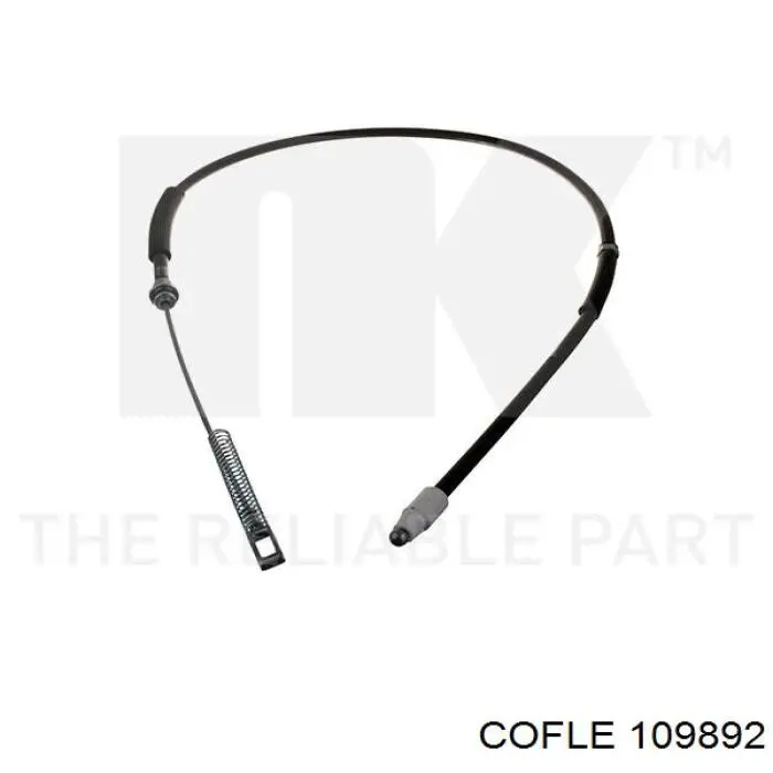 Задний трос ручника Autotechteile 4382 цена, от 13.53 USD