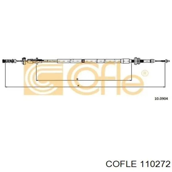 Купить 7700416623 Renault (RVI) Трос газа