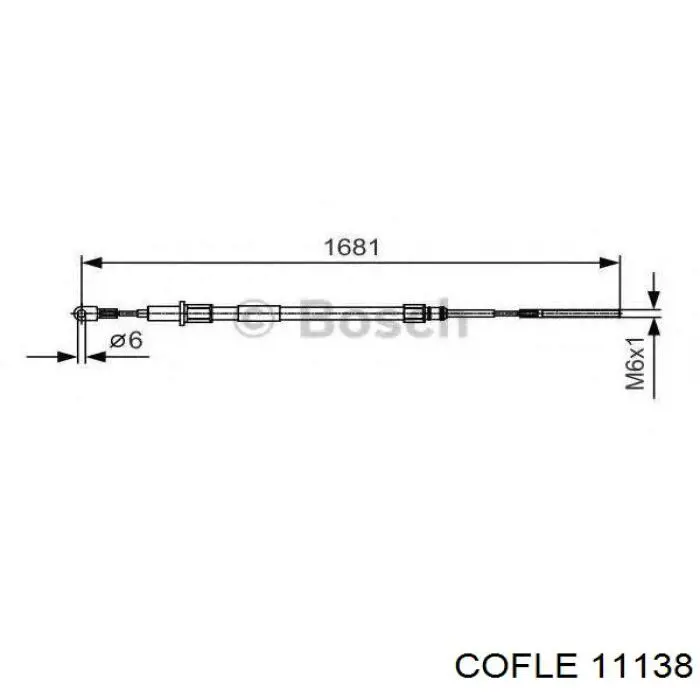 Купить 848964 Opel Трос газа