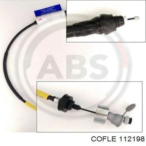 Cable de embrague 112198 Cofle