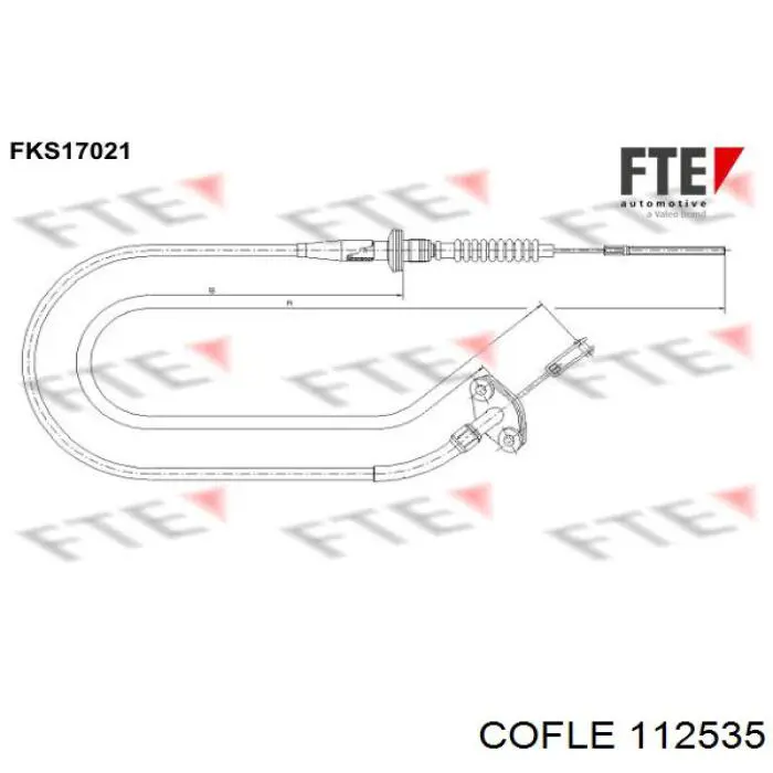 Трос сцепления LACL0627 Starline