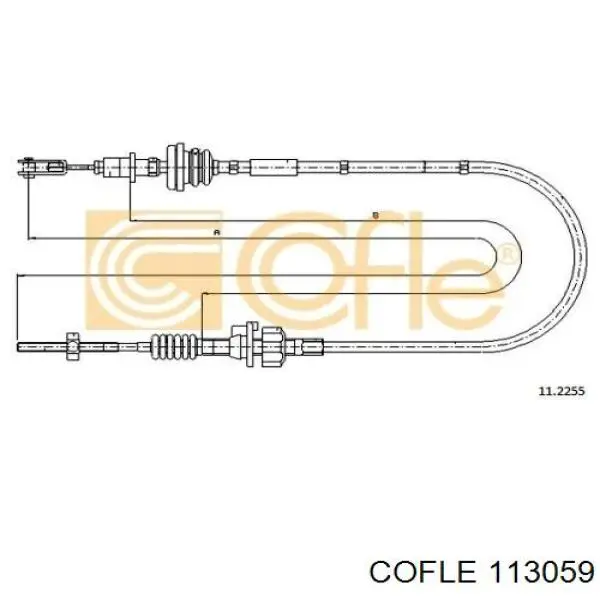 Купить 113059 Cofle Трос сцепления