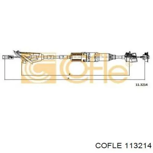 Тросик сцепления Starline LACL1075