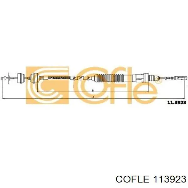 Трос сцепления Cofle 113923 цена, от 24.98 USD