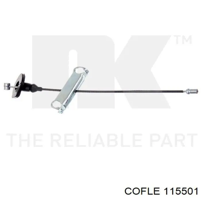 115501 Cofle cabo do freio de estacionamento dianteiro