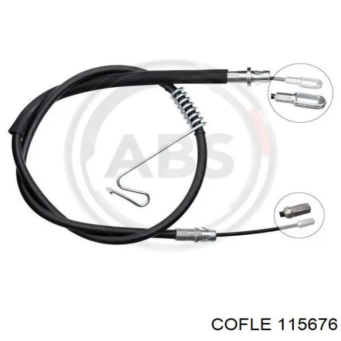 Трос стояночного тормоза задний правый Ford 6C112A635CC цена, от 14.05 USD