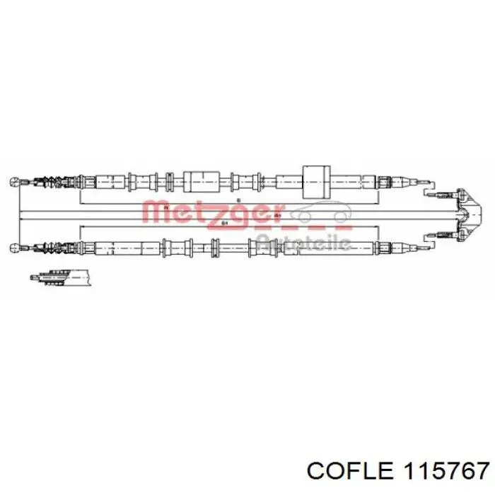 Задний трос ручника Seim 554387 цена, от 24.44 USD