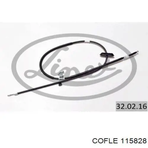 Купить 13409698 Opel Трос стояночного тормоза задний левый