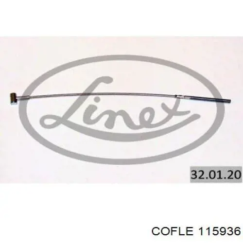 Трос ручного тормоза передний Starline LABR0687 цена, от 3.96 USD