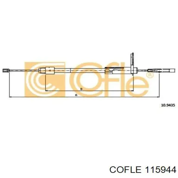 Купить 115944 Cofle Тормоз стояночный