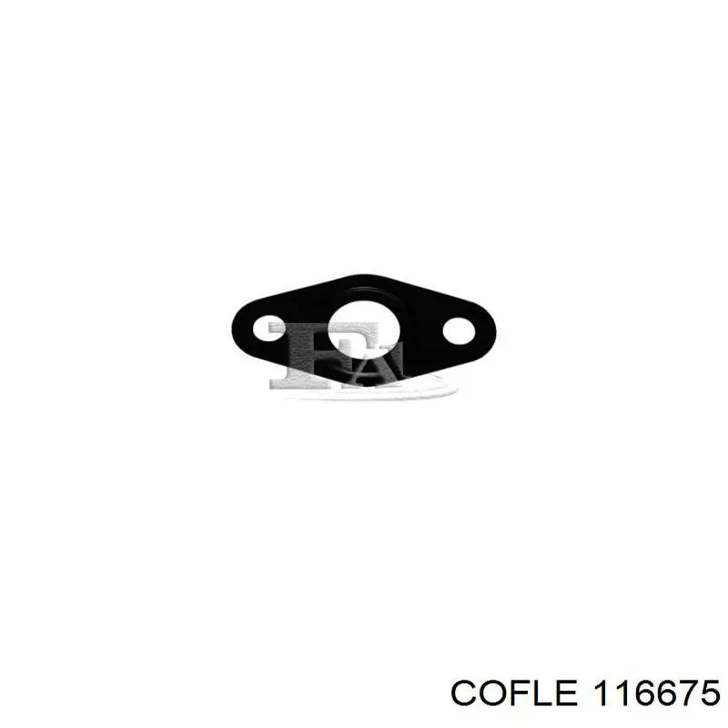 Трос ручника задний Cofle 116675