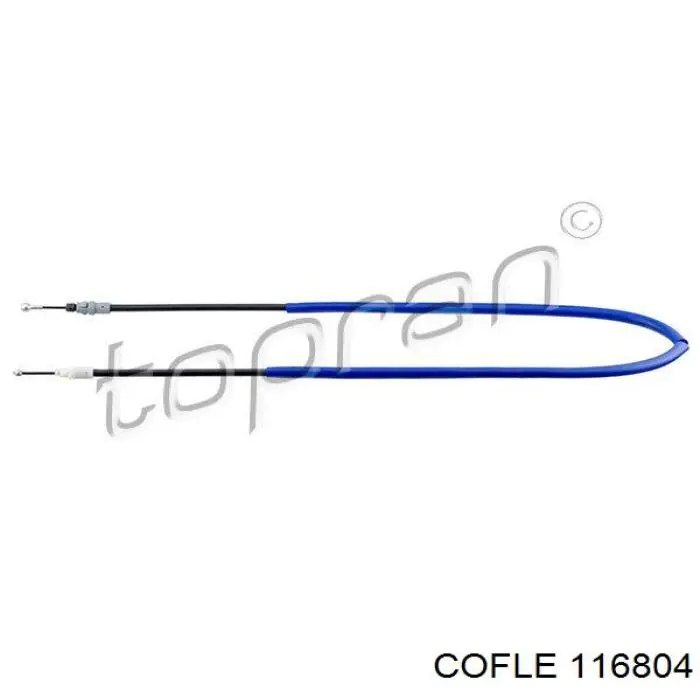 Трос ручника задний Cofle 116804