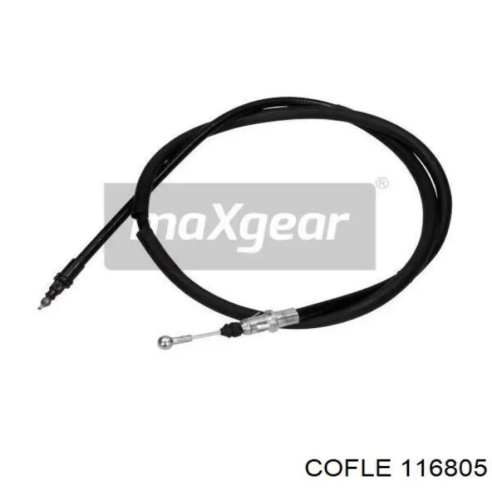 Cable de freno de mano trasero derecho 116805 Cofle