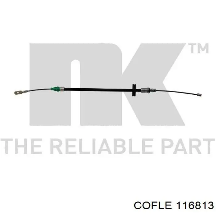 Трос ручника передний Renault (RVI) 93864841